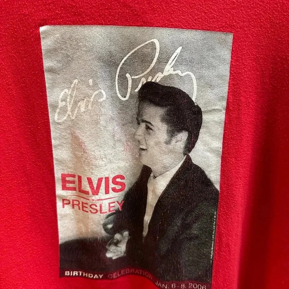 Vintage Elvis Presley Birthday Celebration Long Sleeve T-shirt - Picture 3 of 5